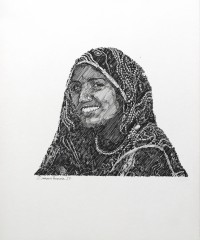 Zameer Hussain, untitled 11 X 13 Inch, Pencil on Paper, Figurative Painting -AC-ZAH-033